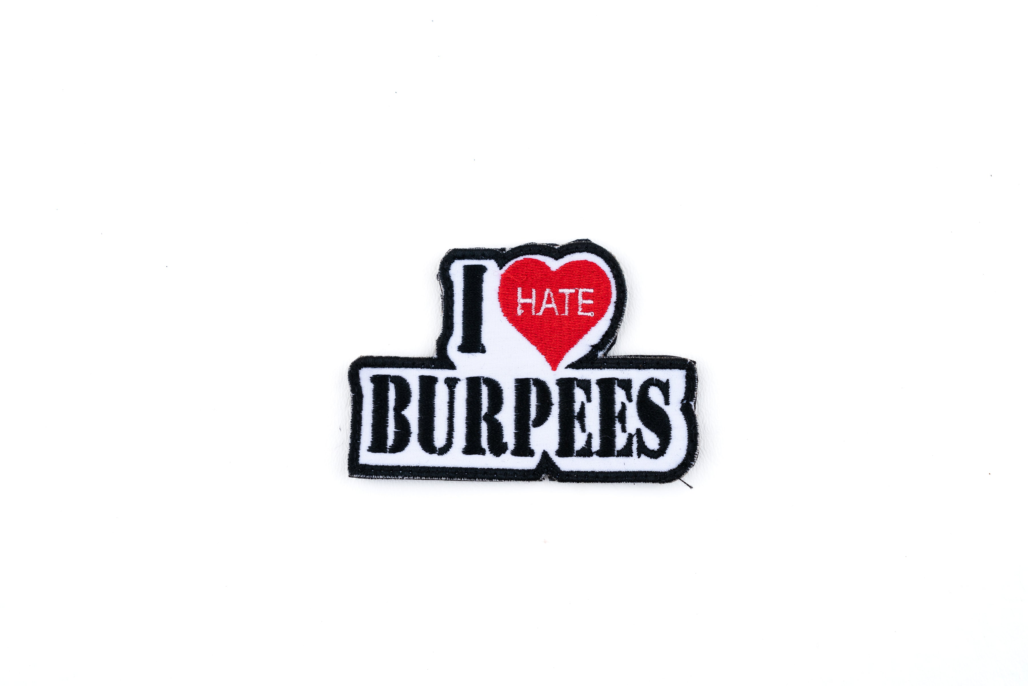 A&K PARCHE I HATE BURPEES