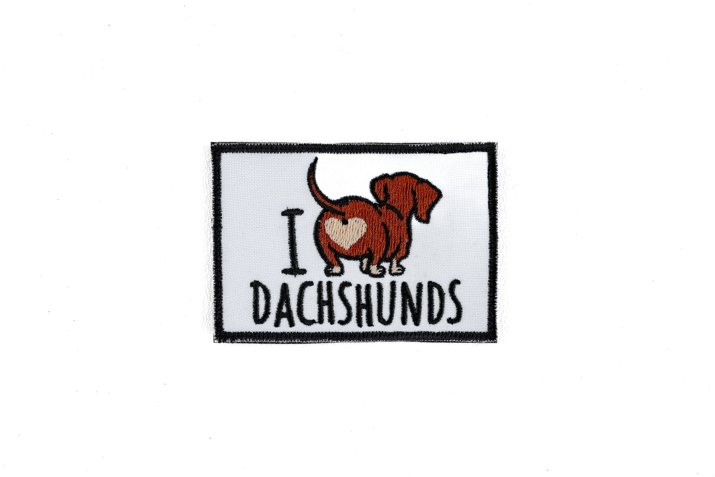 A&K PARCHE I LOVE DACHSHUNDS